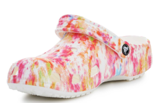 Dep Crocs Classic Tie-Dye Graphic Clog 'White Multicolor' 205453-83B