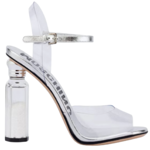 Giày Cao Gót Moschino Pvc Salt Pepper 'Trasparent' MA1619AC1EMX199B