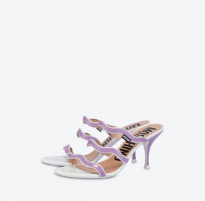 Alternative view of Giày Cao Gót Moschino Ric Rac Patent 'Lilac' MA28277C0EMB165B