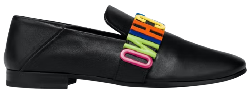 Giày Moschino Multicolour Lettering 'Black' MB10162C0EGAM000