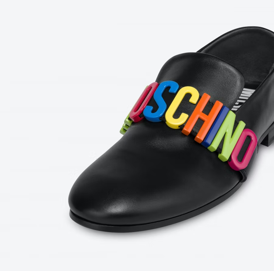 Giày Moschino Multicolour Lettering 'Black' MB10162C0EGAM000 - Ảnh 4
