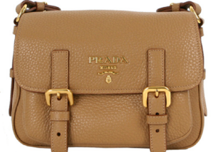 Túi Prada Camel Brown Sesamo Vitello Vit Dino Shoulder Bag 1BD092-UWL-F0A68