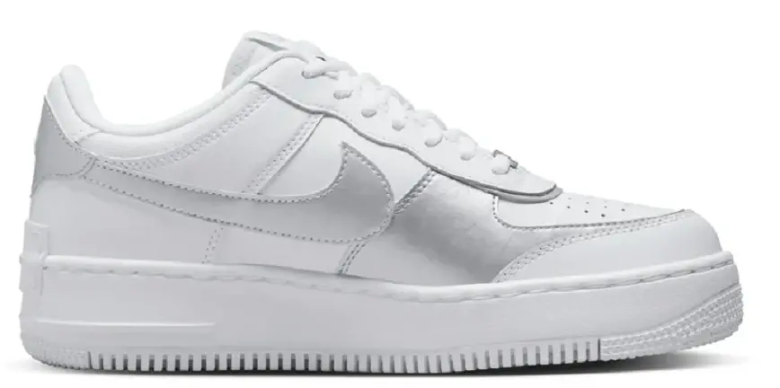 Giay Nike Air Force 1 Shadow 'White Metallic Silver' CI0919-119