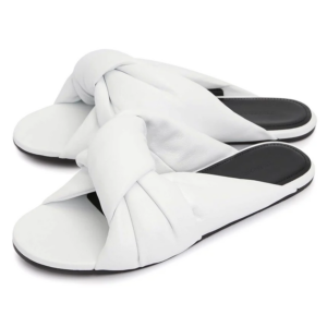 Dep Balenciaga Drapy Flat Sandal 'White' 636576-WA2M0-9002