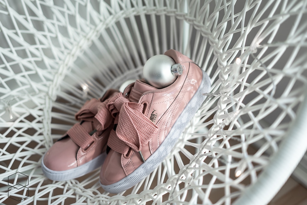 Giày Puma Basket Heart Paten Pink 363073-11 - Ảnh 5