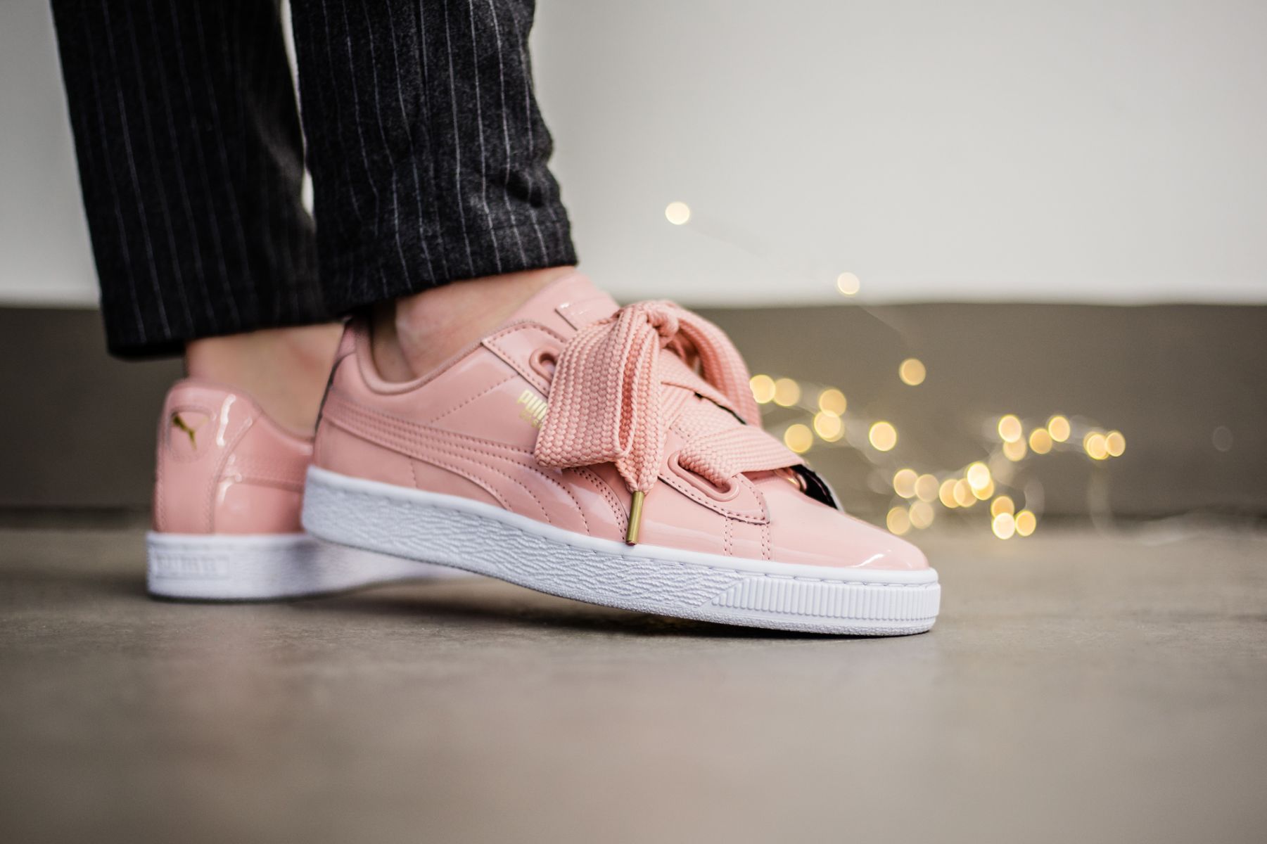 Giày Puma Basket Heart Paten Pink 363073-11 - Ảnh 3