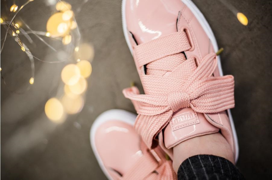 Giày Puma Basket Heart Paten Pink 363073-11 - Ảnh 4