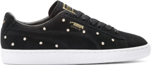 Giày Puma Suede Pearl Studs Wmns 'Black Puma Team Gold' 369934-01