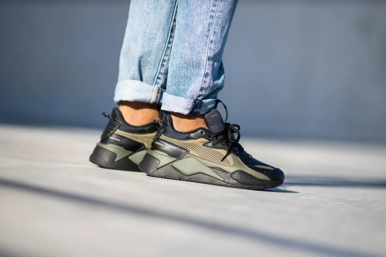 Alternative view of Giày Puma RS-X3 Winterized 'Black Burnt Olive' 370522-03