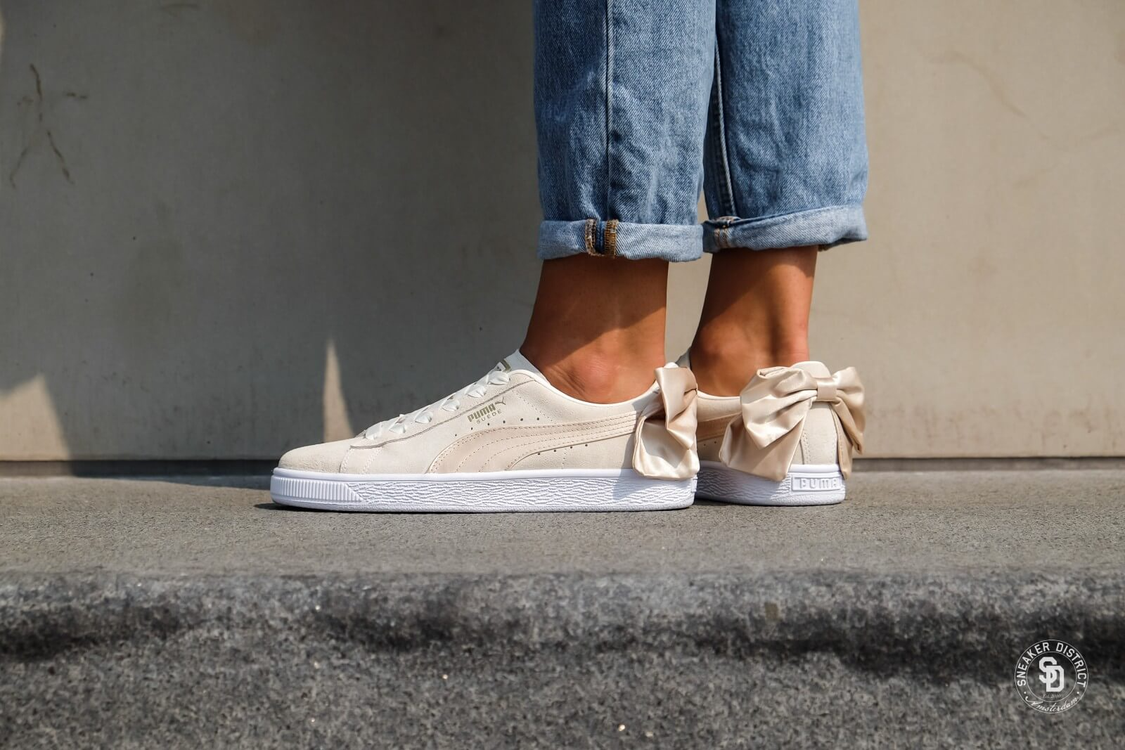 Giày Puma Suede Bow Varsity 'Marshmallow' 367732-03 - Ảnh 8