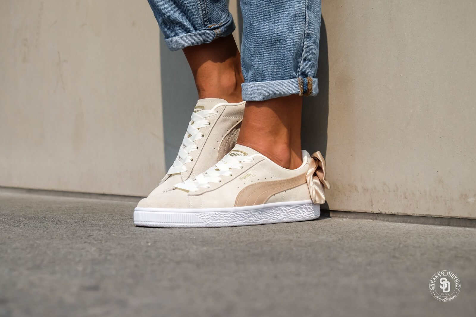 Giày Puma Suede Bow Varsity 'Marshmallow' 367732-03 - Ảnh 7