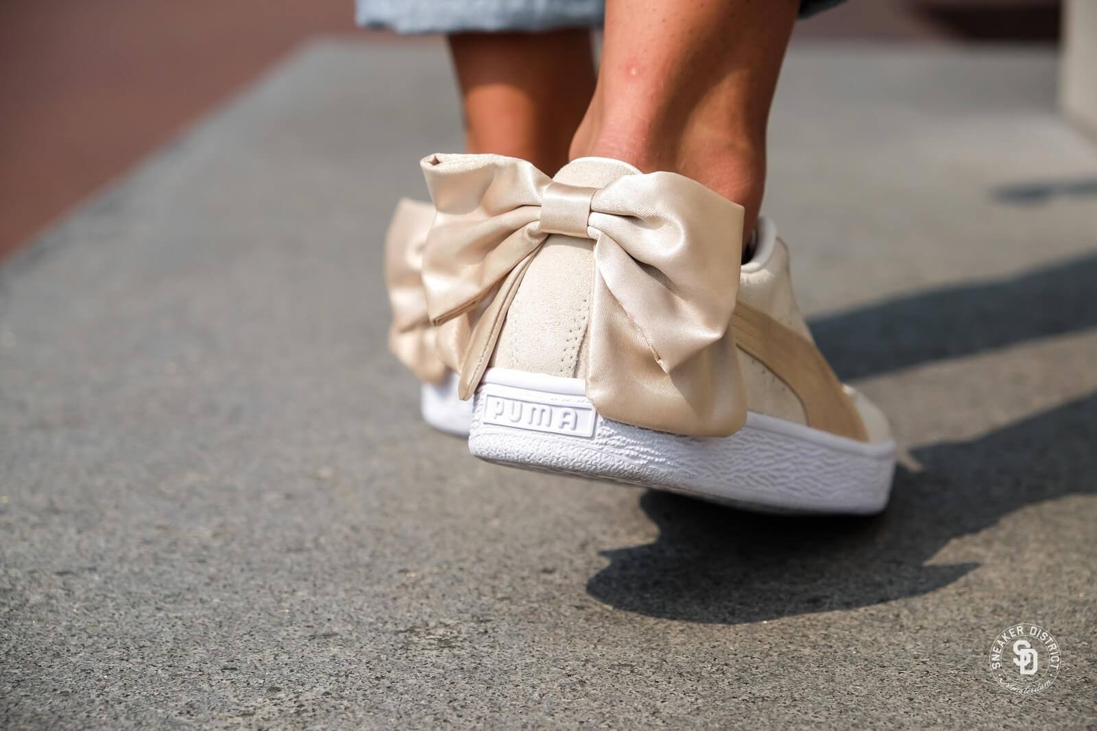 Giày Puma Suede Bow Varsity 'Marshmallow' 367732-03 - Ảnh 6