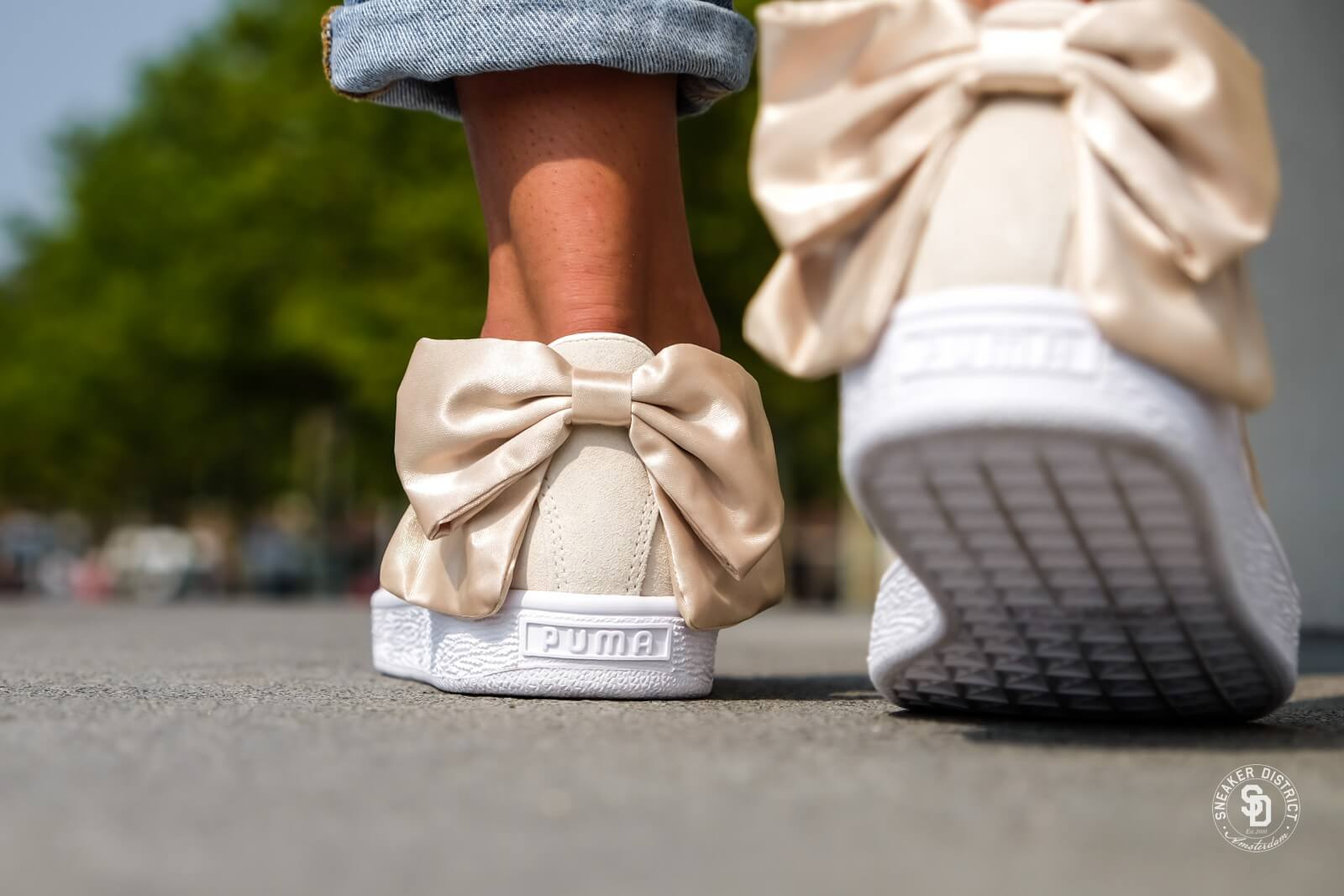 Giày Puma Suede Bow Varsity 'Marshmallow' 367732-03 - Ảnh 5