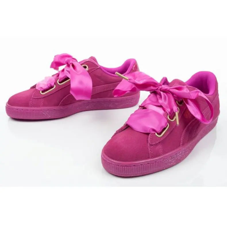 Alternative view of Giày Puma Suede Heart Satin W 'Pink' 362714-01