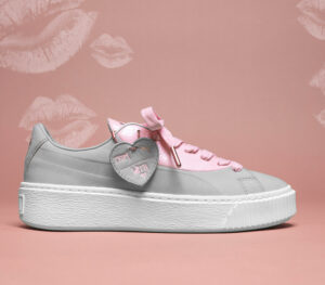 Alternative view of Giày Puma Basket Platform 'Valentine' 366360-01