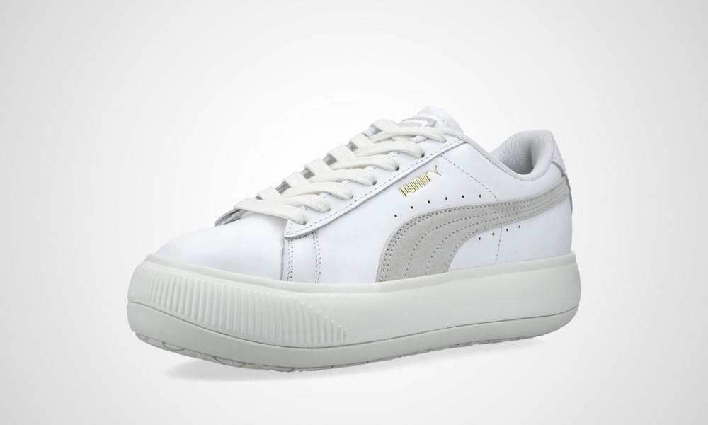 Giày Puma Suede Mayu Leater Wmns 'White' 381042-01 - Ảnh 6