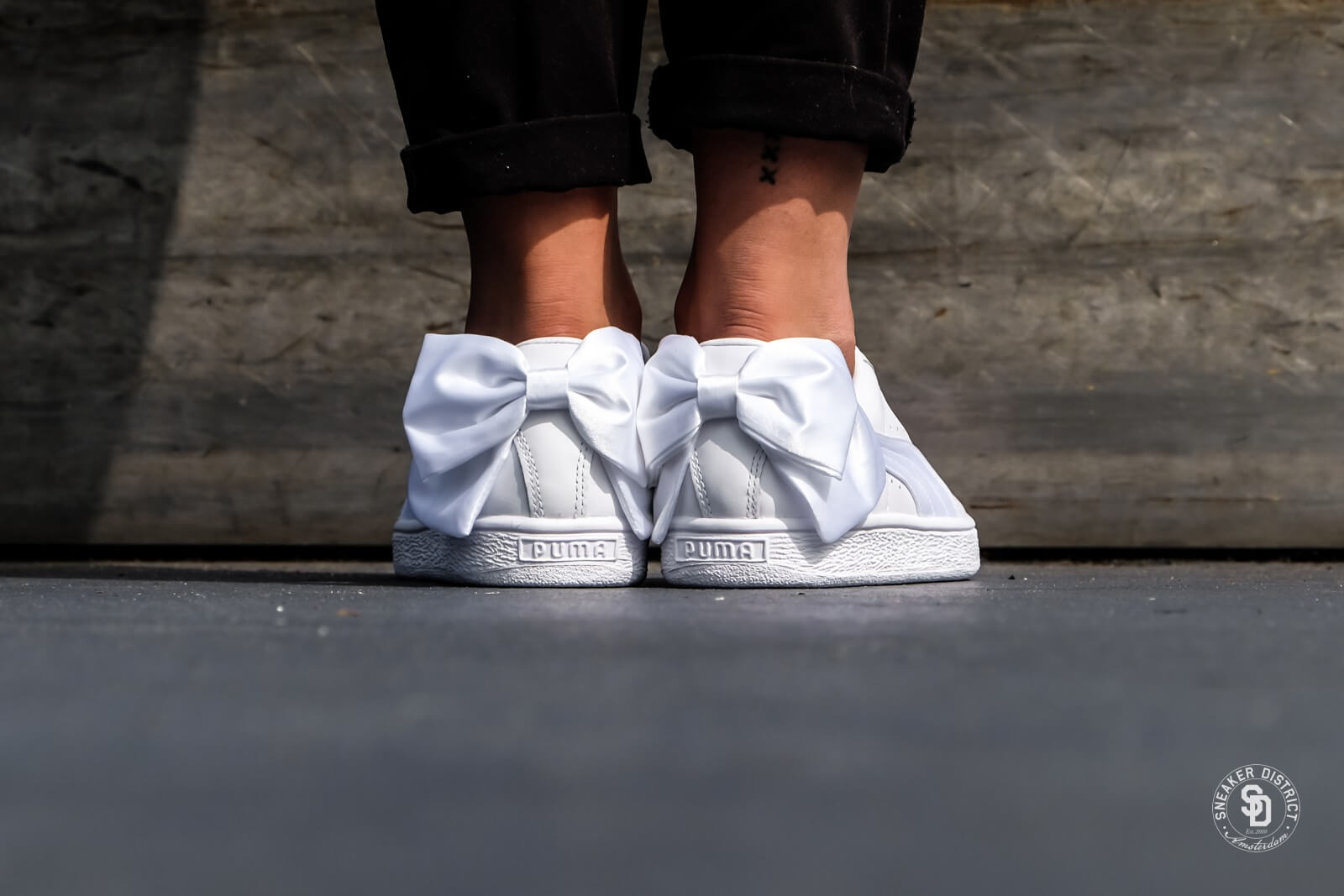 Giày Puma Basket Bow 'Cream White' 368224-03 - Ảnh 3