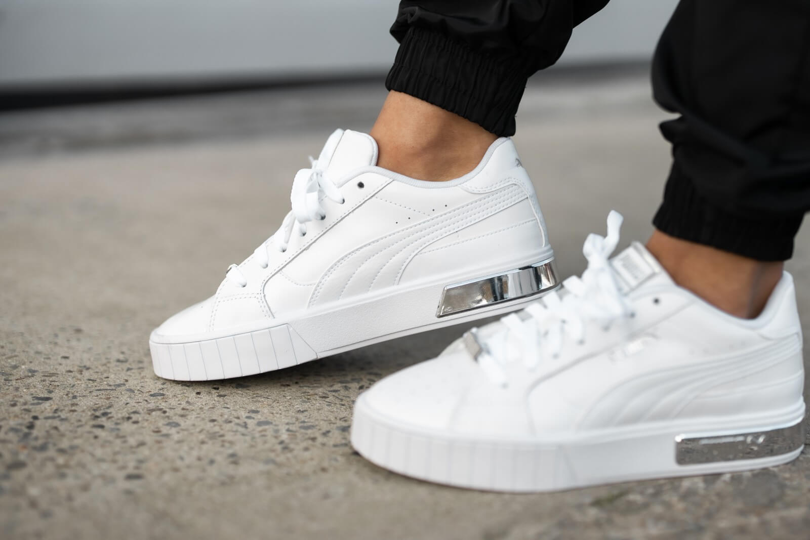 Giày Puma Wmns Cali Star 'Metallic White Silver' 380219-01 - Ảnh 3