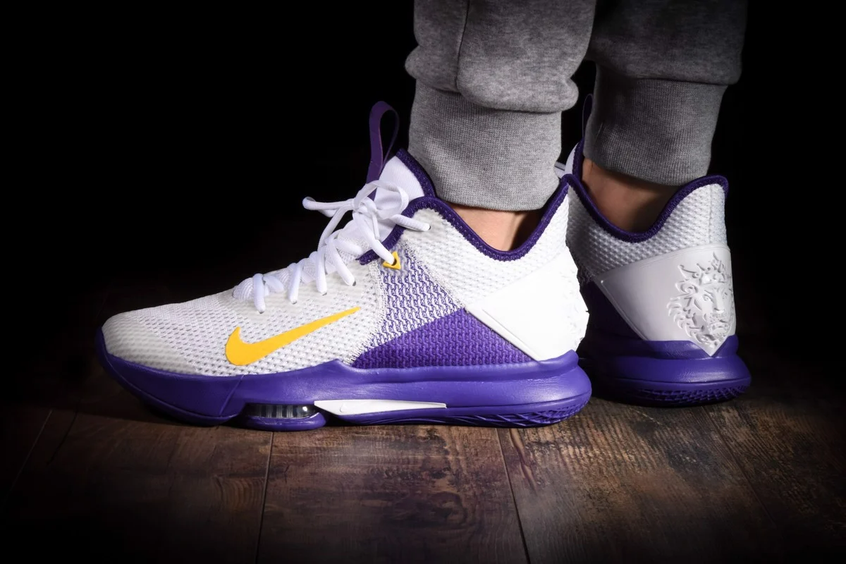 Giày Nike LeBron Witness 4 EP 'Lakers' CD0188-100 - Ảnh 5