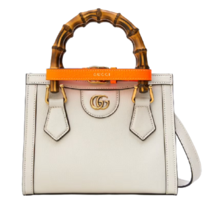 Túi Gucci Diana Mini Tote White Leather 655661-17QDT-9060