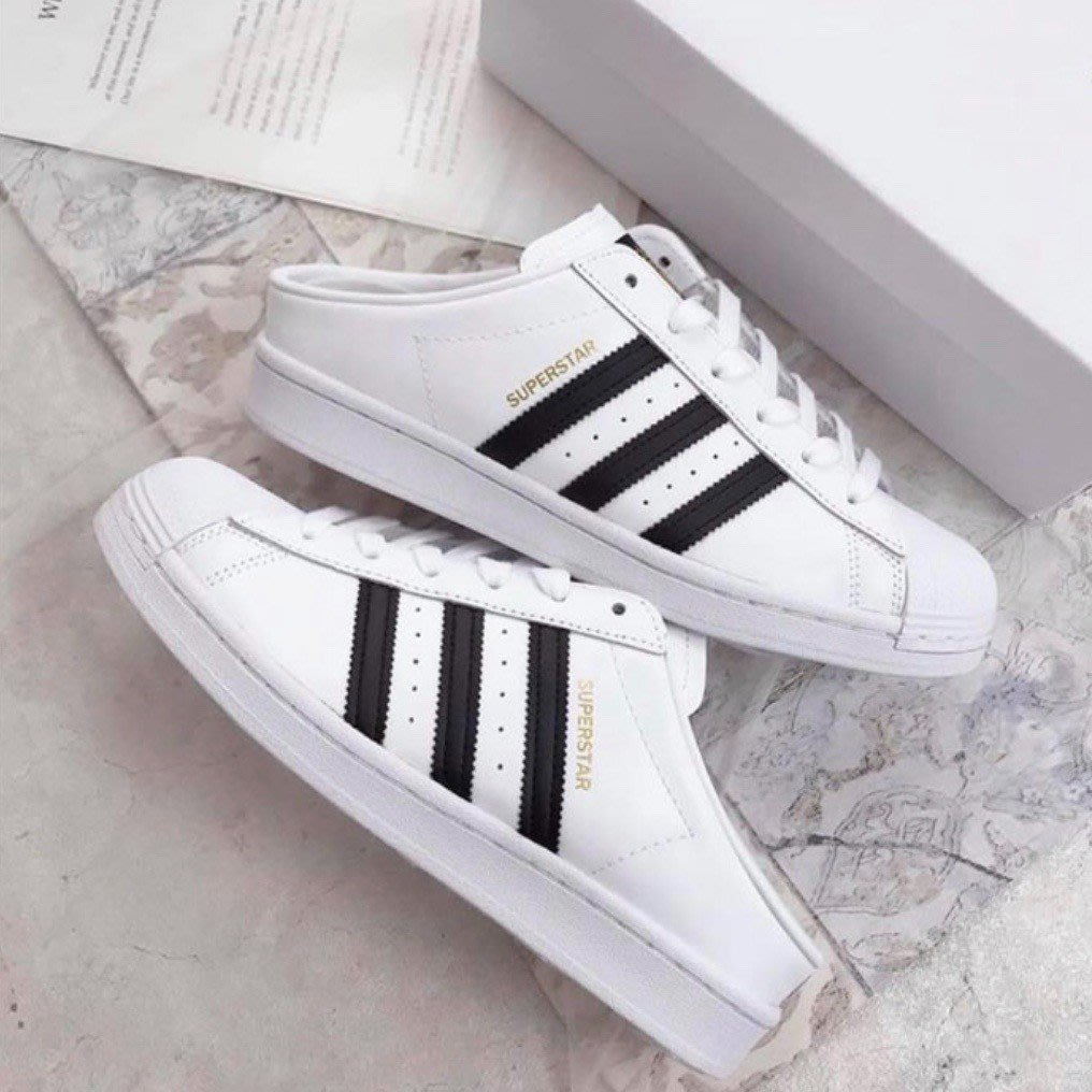Giày Adidas Superstar Slip On Backless Mule 'Cloud White' FX0527 - Ảnh 3