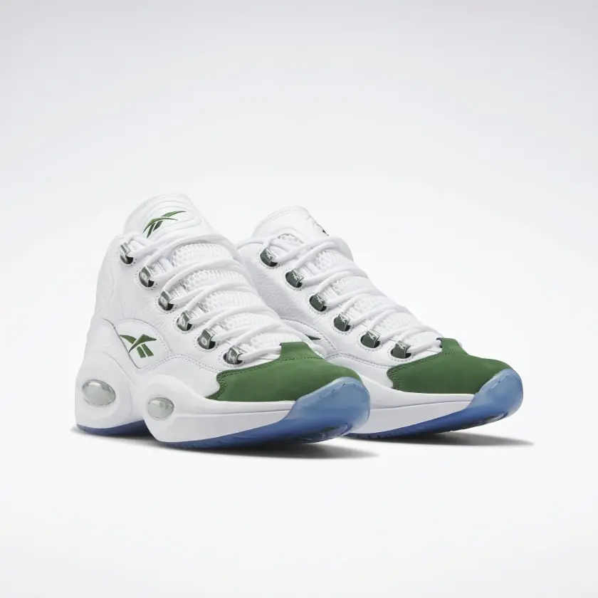 Giay Reebok Question Mid Michigan State 'Cloud White' ID6690