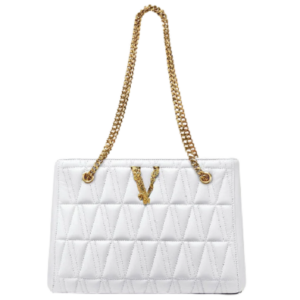 Túi Versace Virtus Quilted Small Tote White DBFH778-DNATRS-1W00V