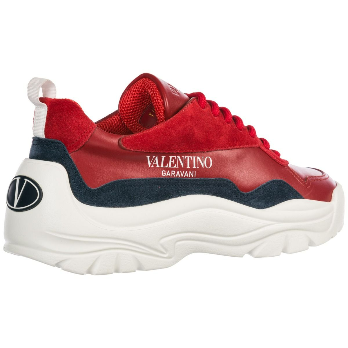 Giày Valentino Chunky Sole Sneakers Red QY0S0B17VRNCU7 - Ảnh 4