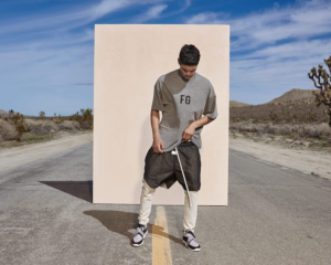 Alternative view of Giày Nike Air Fear of God Raid 'Black Atmosphere Grey' AT8087-003