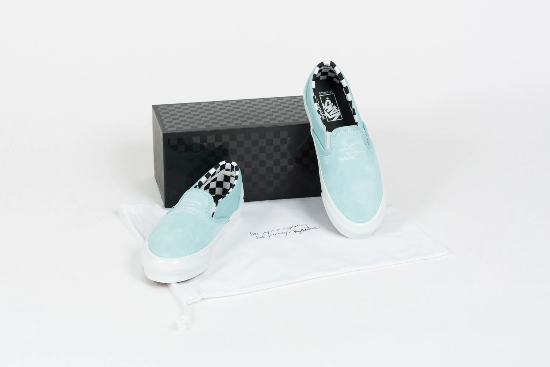 Giay Vans Allike Vans Vault x Ray Barbee OG Classic Slip-On LX 'Blue'