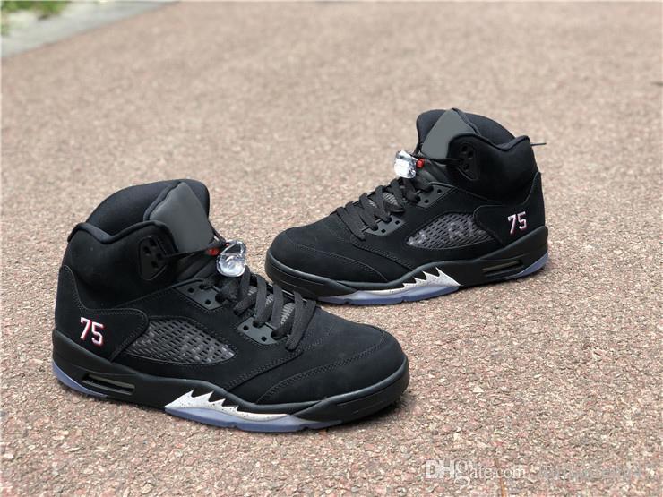 Giày Nike Paris Saint-Germain x Air Jordan 5 Retro 'Paris Saint-Germain' AV9175-001 - Ảnh 6