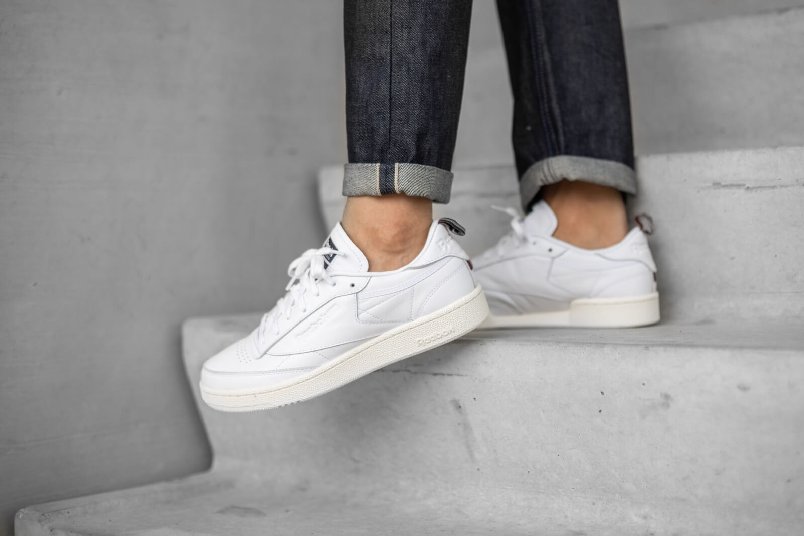 Giày Reebok Club C 85 'White Chalk' FW7798 - Ảnh 3