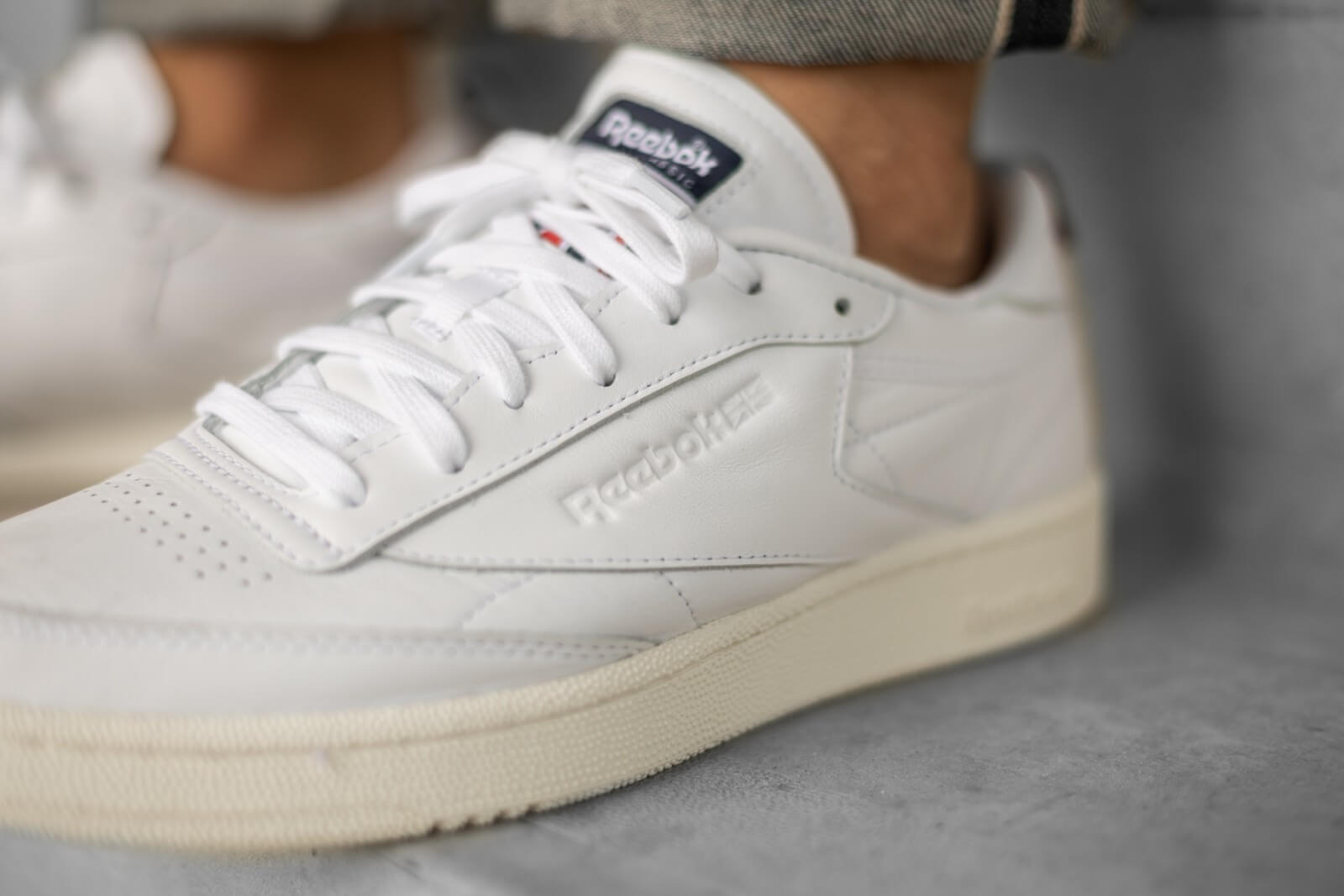 Giày Reebok Club C 85 'White Chalk' FW7798 - Ảnh 5