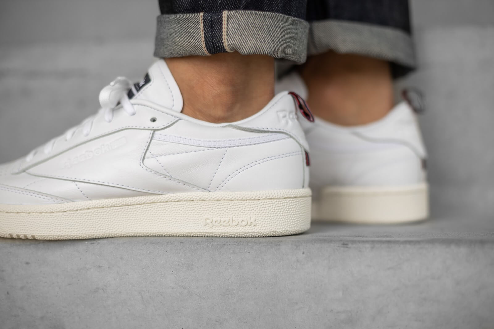 Giày Reebok Club C 85 'White Chalk' FW7798 - Ảnh 4