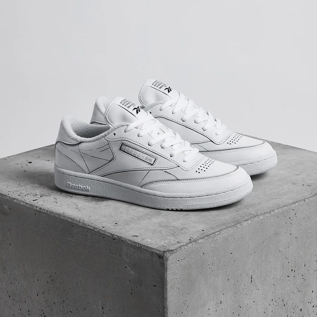 Giày Reebok Maison Margiela x Club C 'White' H02407 - Ảnh 3