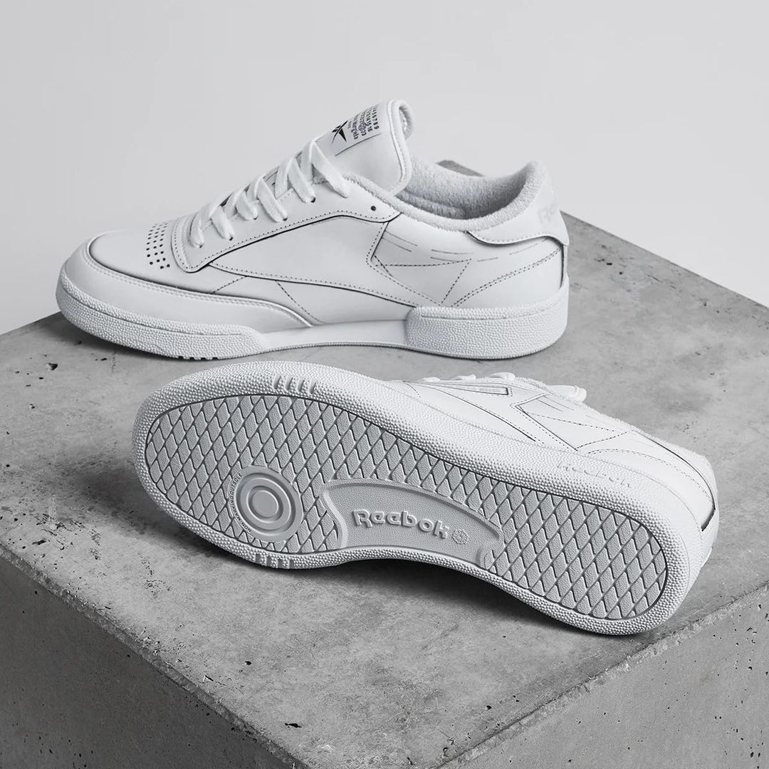 Giày Reebok Maison Margiela x Club C 'White' H02407 - Ảnh 4