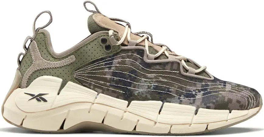 Giày Reebok Zig Kinetica II Billionaire Boys Club 'Digi Camo' GX1313