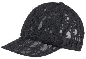 Mu Dior Oblique Baseball Cap 'Black Tulle' 283C905A0075-C989