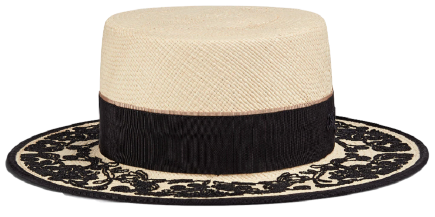 Mu Dior Odeo Small Brim Hat 'Natural Straw' 31ORN966X185-C160