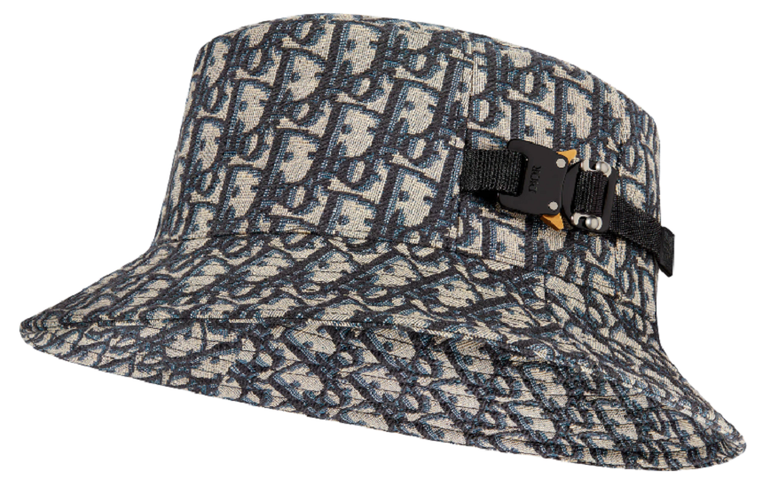 Mu Dior Oblique Bucket Hat 'Navy Beige Jacquard' 293C906G5763-C189