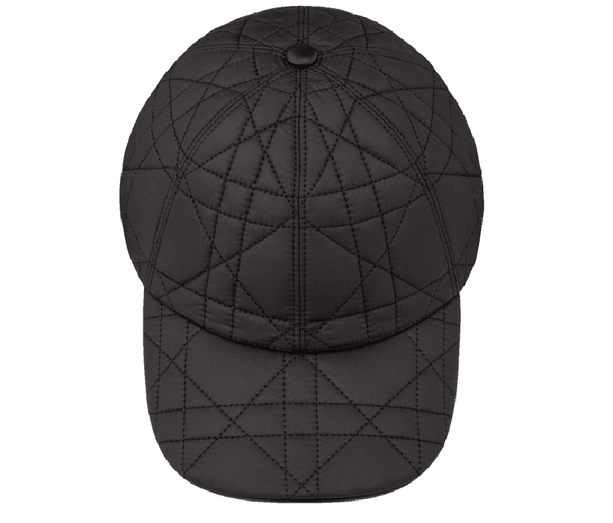 Mu Dior D-Player Cannage Cap 'Black Quilted' 25PCA922A153-C900