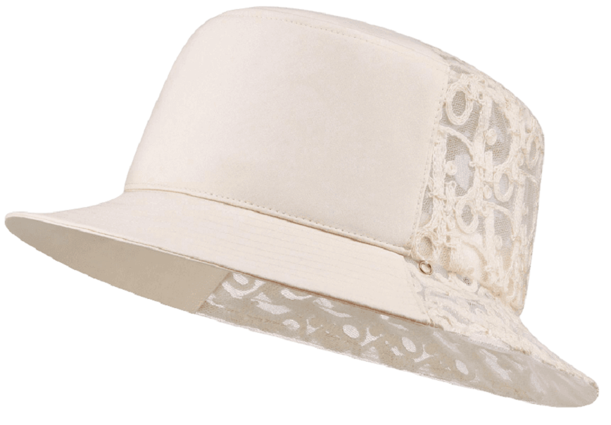 Mu Dior Oblique Bucket Hat 'Ecru Faille' 283C904A4451-C181