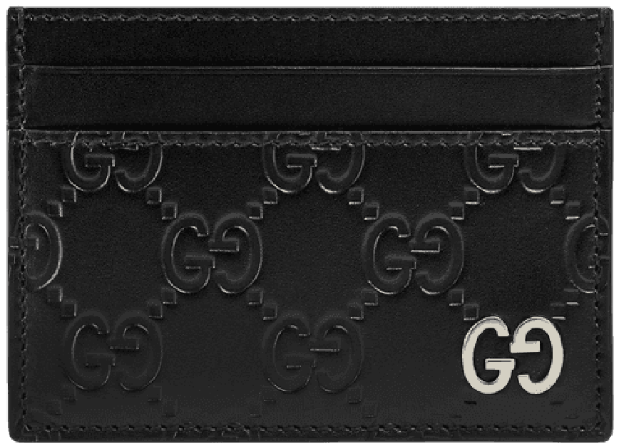 Vi Gucci Signature Card Case 'Black' 473927-CWC1N-1000