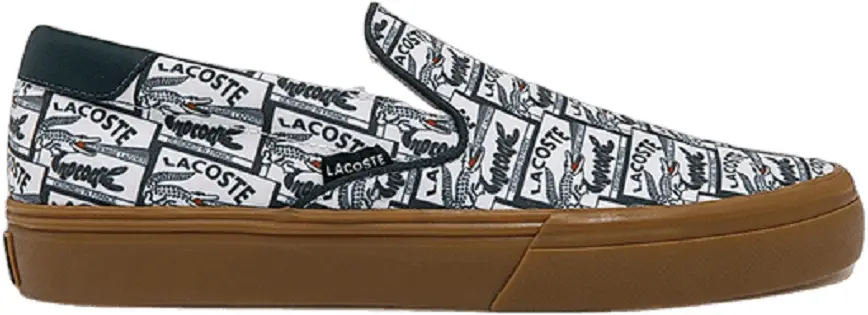Giày Lacoste Slip On 'Canvas Printed' 7-43CMA0063GRG
