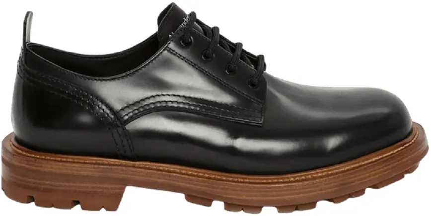 Giày Alexander Mc.Queen Worker Lace-up 'Black'