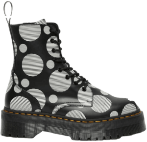 Giày Dr.Martens Jadon Polka Dot Smooth Leather 'Black White' 26882009