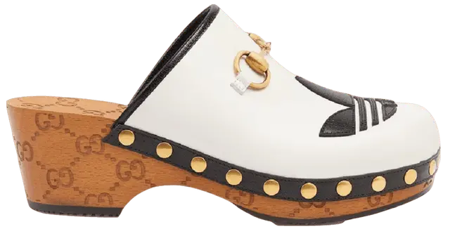 Giày Gucci x Adidas Women's Horsebit clog 'White' 702218-DTNP0-9160