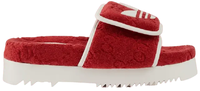 Dép Gucci x Adidas Women's GG Platform 'Red' 702398-UU010-6560