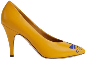 Giày Cao Gót Gucci x Adidas Women's Trefoil Pump 'Yellow' 702213-C9D00-7636
