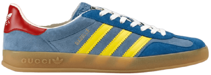 Giày Gucci x Adidas Men's Gazelle 'Blue' 707848-9STU0-4860